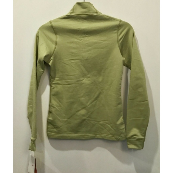 NWT Nike DriFit Element Half Zip Lime Green Pullover Running Jacket XS Small Top - Picture 5 of 6